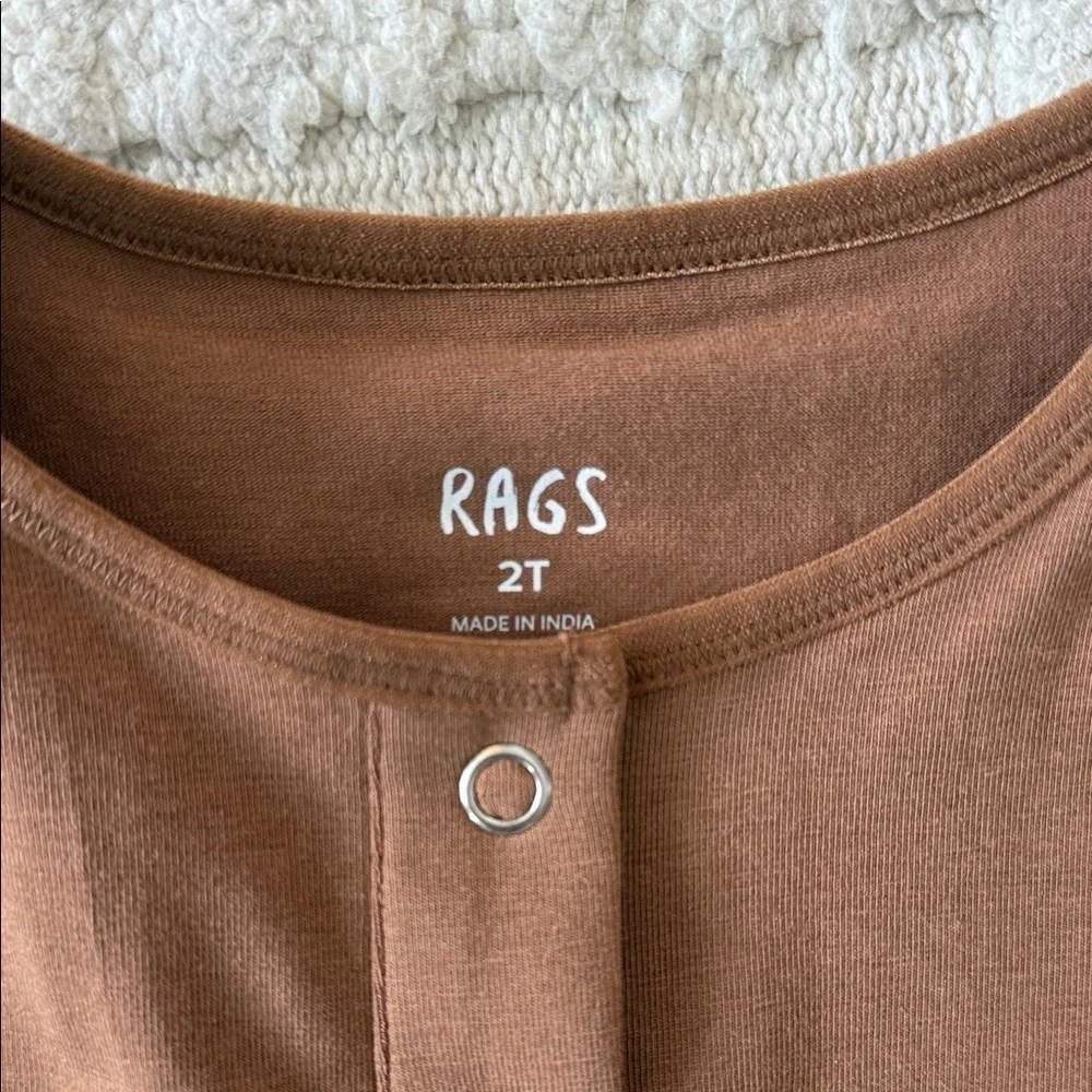 RAGS Brown Kids One Piece